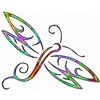 CafePress Colorful Dragonfly Sticker Oval Car Bumper Sticker