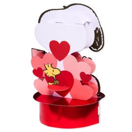 American Greetings Magic Moments Snoopy Valentine's Day Pop-Up Card (Extra Loved)