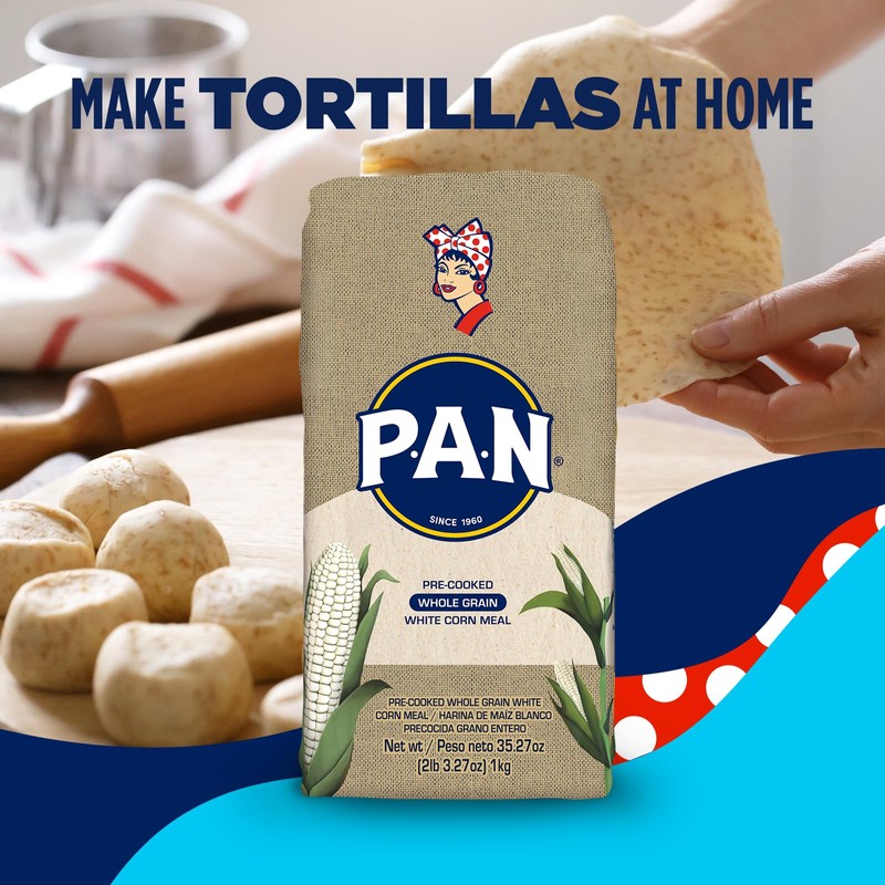 P.A.N. Whole Grain White Corn Meal – Pre-cooked Gluten Free