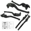 H62 Black(Black) HONDA Brake Clutch Lever 6 Level Adjustment Fit