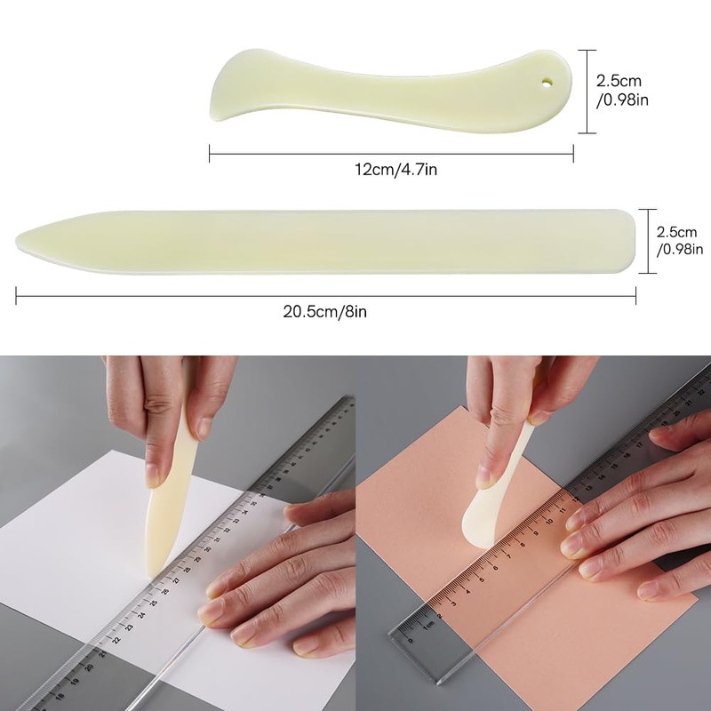 9 Pieces Creative Positioning Pieces Card Corners Helpers with Bone