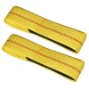 CarBole 2 PACK 6FTx2" Nylon Lifting Sling Flat Loop Tow