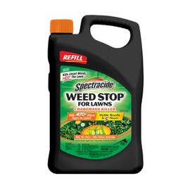 Spectracide Weed Stop For Lawns Plus Crabgrass Killer AccuShot Refill, 1.33 Gallons, Kills More Than 470 Types Of Weeds As Listed Including Dandelion, Chickweed, Clover, Crabgrass And Yellow Nutsedge