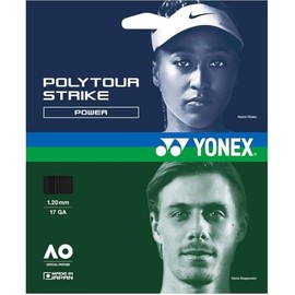 Yonex YONEX Tennis String POLYTOUR STRIKE 120 POLYTOUR STRIKE 120 PTGST120 Cool Black (730)