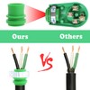 50 Amp RV Plug Male and Female Plug Set, 6-50P