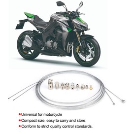 Steel Clutch Cable Clutch Cable, Universal Clutch Throttle Brake Cable Repair Kit solderless with Nipples Universal Parts throttle cable repair kit