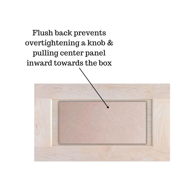 ONESTOCK Unfinished Maple Shaker Cabinet Drawer Front Replacement - 14.75W