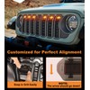 Grill Lights for Jeep Wrangler JL JLU Front Bumper Grille