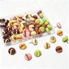 60Pcs Cute Mini Bread Push Pins Fun Food Thumb Tacks