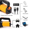 GEPROSMA Multi Functions Rechargeable Flashlight High Lumens,Handheld Spotlight LED 6000