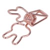 100Pcs Bunny Binder Clips Hollow Out Cute Strong Clamping Durable