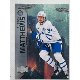 2023-24 Upper Deck Skybox Metal Universe Hockey #108 Auston Matthews Hockey Card