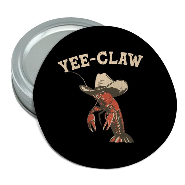 Graphics & More Yee-Claw Crawfish Round Rubber Non-Slip Jar Gripper