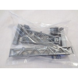 Model Power Vintage HO TWO Track Railroad Signal Bridge Set Kit.  No Box