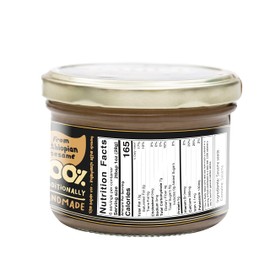 Halva Kingdom Artisanal Tahini All-Natural Sesame Tahini Paste | 100% Pure Rich & Creamy Ground Sesame Paste, Tahini Sauce, Dressing & Dips | Vegan, Kosher | Non-GMO 17.6 OZ (Original) (WHOLE SESAME SEEDS)