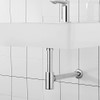 ONECE Siphon Stainless Steel Pipe Siphon for Washbasin, Height-Adjustable Siphons