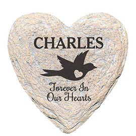 GiftsForYouNow Engraved Assorted Animals with Heart Memorial Heart Garden Stone, Bird Our