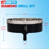 4-1/4" Diamond Hole-Saw Bits with Pilot Drill Bit 4-1/4 in