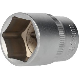 BRILLIANT TOOLS BT022815 1/2 Inch Hexagonal Socket, 24 mm [Powered by KS Tools]