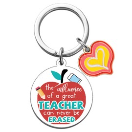 MOEXUKO Gifts for Teachers Appreciation Keychain Teacher Appreciation Gifts for Women Thank You Gift for Teachers Teaching Students Graduation Birthday Thanksgiving Christma End of Year Gift Ideas