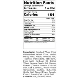 SweetGourmet Cheddar Sesame Sticks | Cheese Salty Snack | 1 Pound