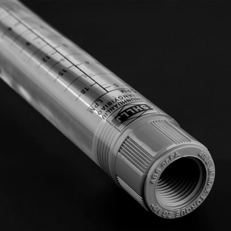 In-Line Flow Meter LZM-15G 0.5-5 GPM / 1.8-18 LPM, Pneumatic