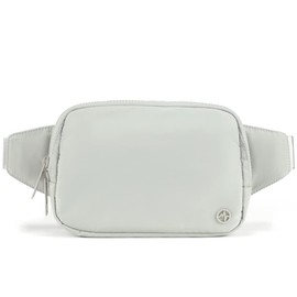 Everywhere Belt Bag Large 2L, Pander Waterproof Everywhere Fanny Pack Purse for Women and Men with Adjustable Strap. (Seal Grey)