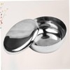 Healeved Quality Men's Shaving Bowl Stainless Steel Bubble Bowl Lid