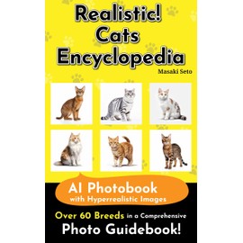  Realistic! Cats Encyclopedia: AI Photobook with Hyperrealistic Images (English Edition)