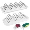 2 Pcs Stainless Steel Soap Dish Holder, W-Shaped Self Draining,