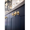 Goo-Ki 6 Pack Champagne Bronze Drawer Knobs with Spacer Zinc