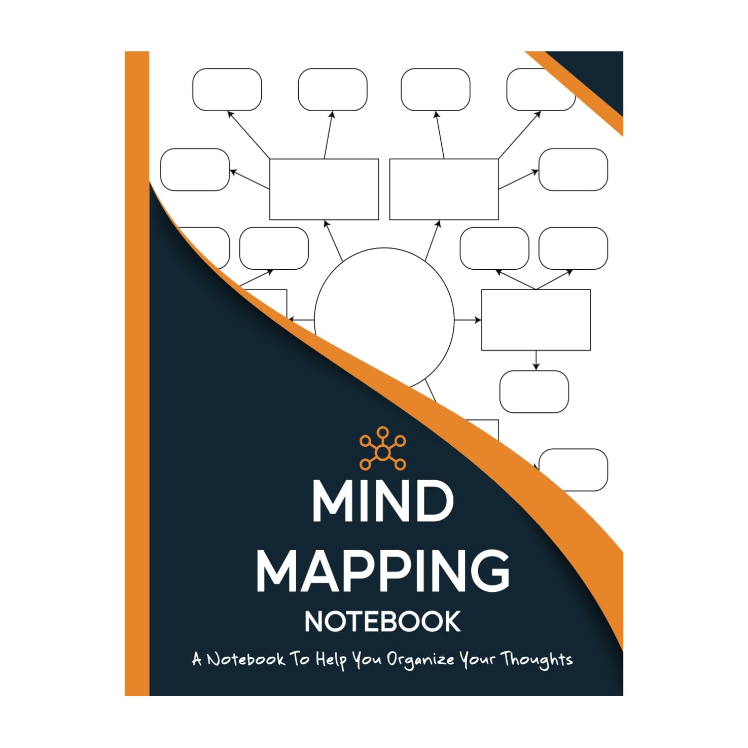 Mind Mapping Notebook: Blank Mind Map Templates For Organizing Thoughts ...