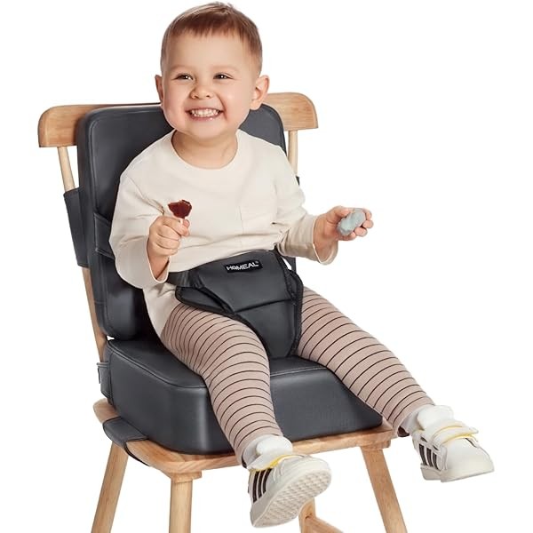 HOMEAL Booster Seat for Kitchen Chair, Breathable Toddler Booster Seat