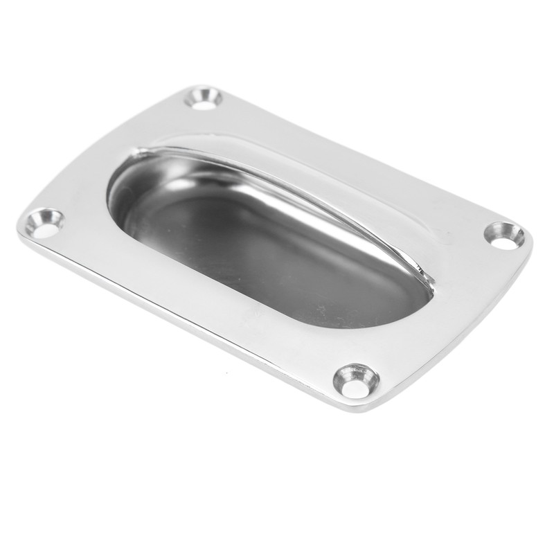 Flush Pull Handle Marine Grade Stainless Steel Mirror Polishing Recessed