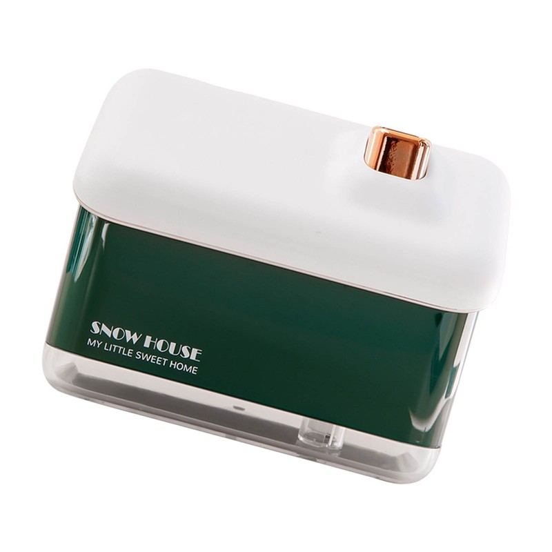 Snow House Mini Humidifier USB Nano Atomization Humidifier with Night