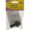 W4 Male Stem Adaptor (Pack of 2) - Black, 3/8