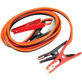Performance Tool W1668 6GA 16 ft. Battery Jumper Cables - Rubber-Coated Copper Cables, Color-Coded Alligator Jaws, Heavy Duty