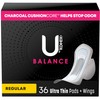 U by Kotex Balance Ultra Thin Pads with Wings, Regular