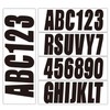 QuickMarine 4 Sets 3" Marine Alpha-Numeric Registration Numbers and Letters