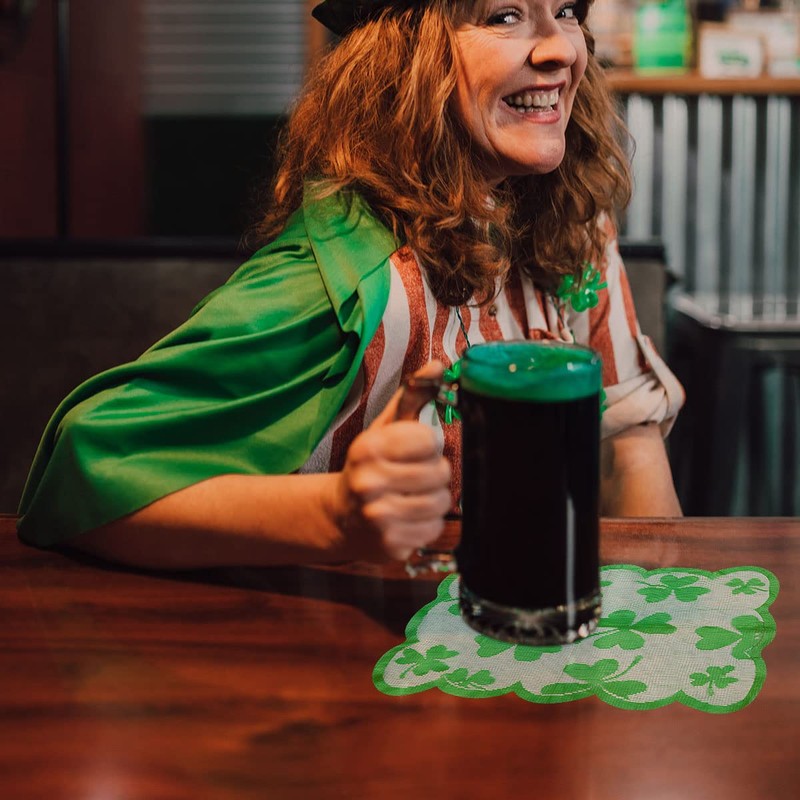 Jagowa Tablecloth Green Lace Rectangular Tablecloth Table Cover For Irish