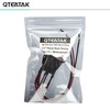 QTEATAK DC 12V 10A 6 Pin 3 Position (ON)-Off-(ON) AC