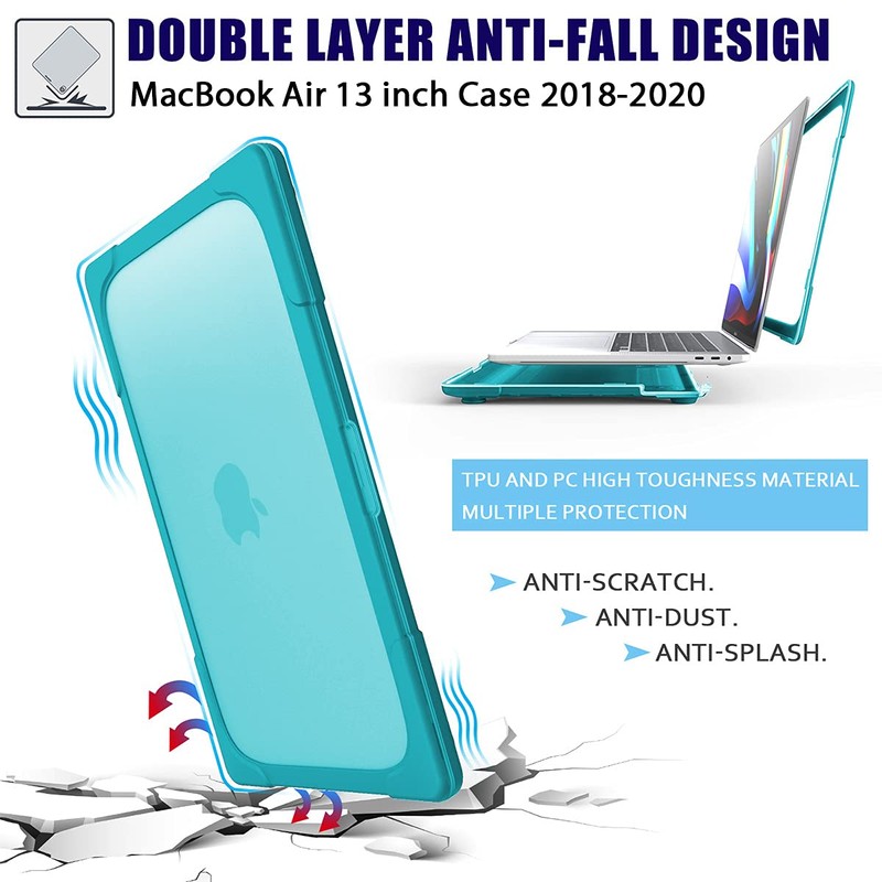 Mektron for MacBook Air 13 inch Case A1466 A1369 (2010-2017