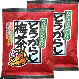Pepper Plum Tea 1.7 oz (48 g) (0.08 oz (2 g) x 24 Bags x 2 Bag Set, Sugamo Ochaya, Sannenen