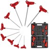 TOMMARS 9PC T Handle Torx Wrench Set, S2 Steel, T10