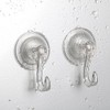 TRIXES 2PC Large Suction Cup with Plastic Hooks - Window