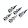 Colony 5 CHROME PLATED STEEL SPIKE NUTS 5/16"-24 harley hd