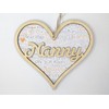 Wooden Heart Gift For Nanny