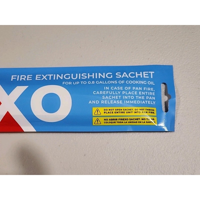 Firexo Lot Of 10 Firexo Cooking Pan Fire Extinguisher Sachets