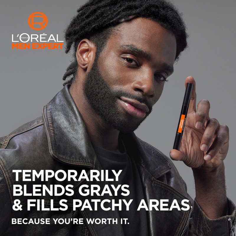 L'Oreal Paris Men Expert Instant Temporary Beard Color, Beard Filler