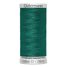 Gutermann No 12 Sulky Cotton Embroidery Thread 1230-200 Metres - Each